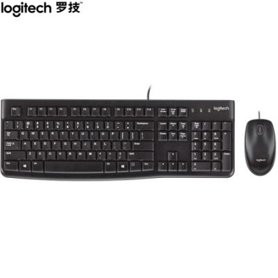 罗技（Logitech）MK120 键鼠套装 有线键鼠套装 办公键鼠套装 全尺寸