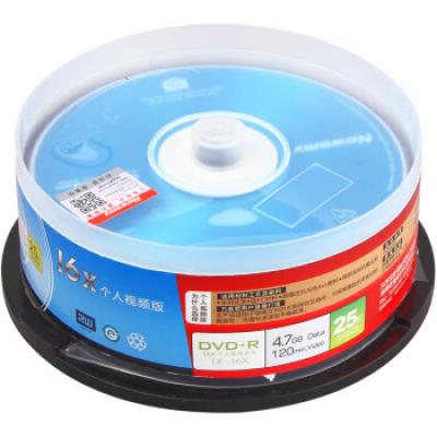 纽曼（Newsmy）DVD+R空白光盘/刻录盘 16速4.7G 个人视频系列 桶装25片