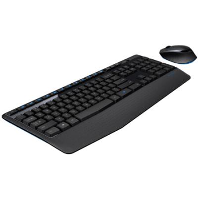罗技（Logitech）MK345 键鼠套装 无线键鼠套装 办公键鼠套装 全尺寸 黑色