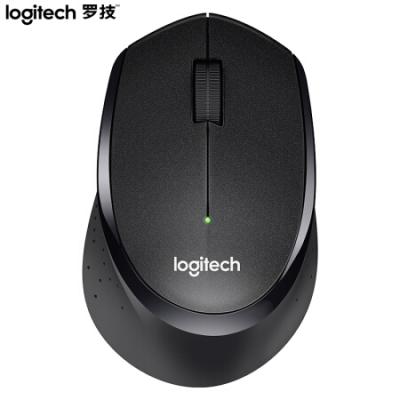 罗技（Logitech）M330 鼠标 无线鼠标 办公鼠标 静音鼠标 右手鼠标 黑色