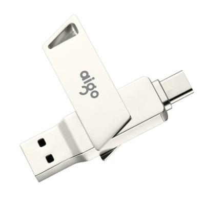 爱国者（aigo）64GB Type-C USB3.0 手机U盘 U350 银色