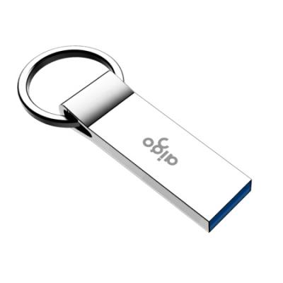 爱国者（aigo）64GB USB3.0 高速读写U盘 U310 金属U盘 车载U盘 银色