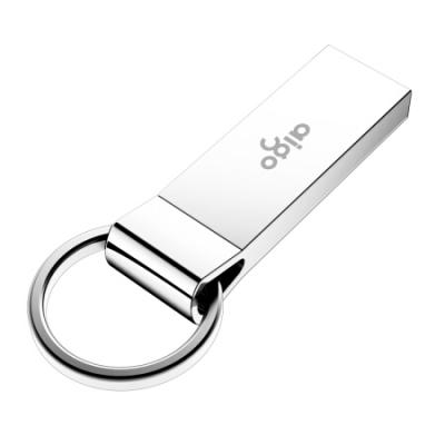 爱国者（aigo）64GB USB3.0 高速读写U盘 U310 金属U盘 车载U盘 银色