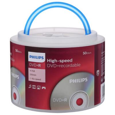 飞利浦（PHILIPS）DVD+R光盘/刻录盘 16速4.7G 手拎乖乖桶