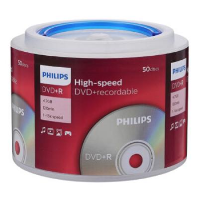 飞利浦（PHILIPS）DVD+R光盘/刻录盘 16速4.7G 手拎乖乖桶