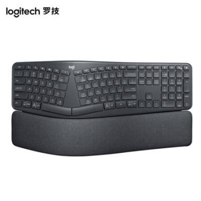 罗技（Logitech）ERGO K860 无线蓝牙键盘 人体工学分体式键盘 电脑笔记本商务办公键盘 K860