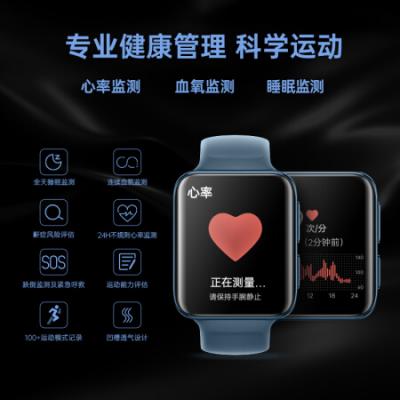 OPPO Watch 2 46mm 全智能手表男女 运动电话手表 eSIM通信/双擎长续航/血氧监测通用华为手机