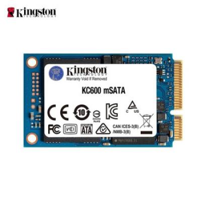 金士顿(Kingston) SSD固态硬盘 mSATA接口 KC600系列 适用笔记本台式机工控机