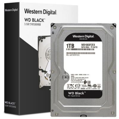 西部数据 台式机游戏硬盘 WD_BLACK 西数黑盘 1TB 7200转 64MB SATA CMR (WD1003FZEX)
