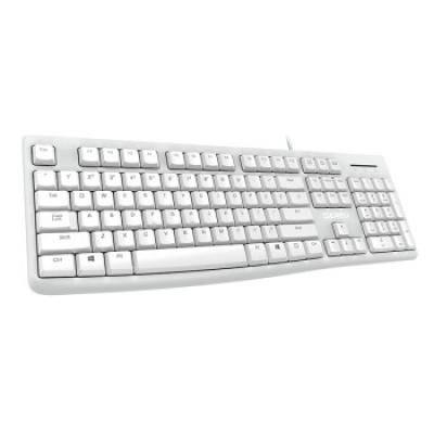 达尔优(DAREU)Z121键盘 usb接口有线键盘/家用办公电脑笔记本键盘/白色