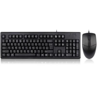 双飞燕KK5520NP有线键盘鼠标套装 台式机电脑笔记本外接键盘鼠标/家用办公键鼠套装/双PS2圆口