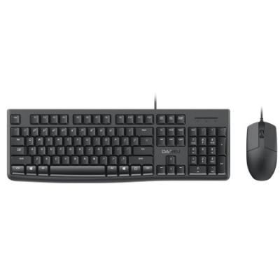 达尔优(dareu)LK185T键鼠套装 有线键盘鼠标套装/台式机电脑笔记本外接键盘鼠标/家用办公键鼠套装/双USB接口/黑色