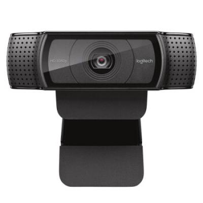 罗技(Logitech)网络高清摄像头C920 台式机电脑笔记本频会议家用网课直播摄像头带麦克风/自动对焦摄像头/1080P
