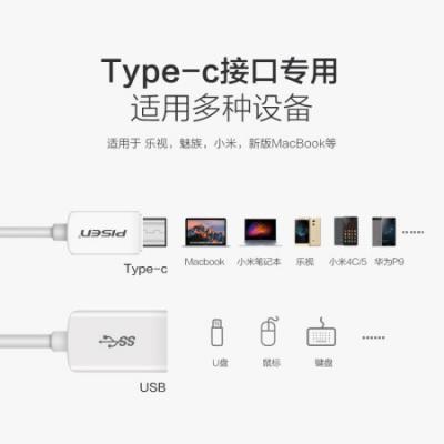 品胜(PISEN)Type-C转接头USB OTG数据线 手机U盘平板转接器适用苹果ipad华为小米OPPOvivo手机MacBook笔记本