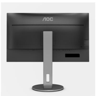 冠捷AOC显示器 27英寸办公电脑显示器 4K高清 IPS广色域 HDR400 Type-C90W 旋转升降 内置音箱 出厂校准 节能 U27N3R